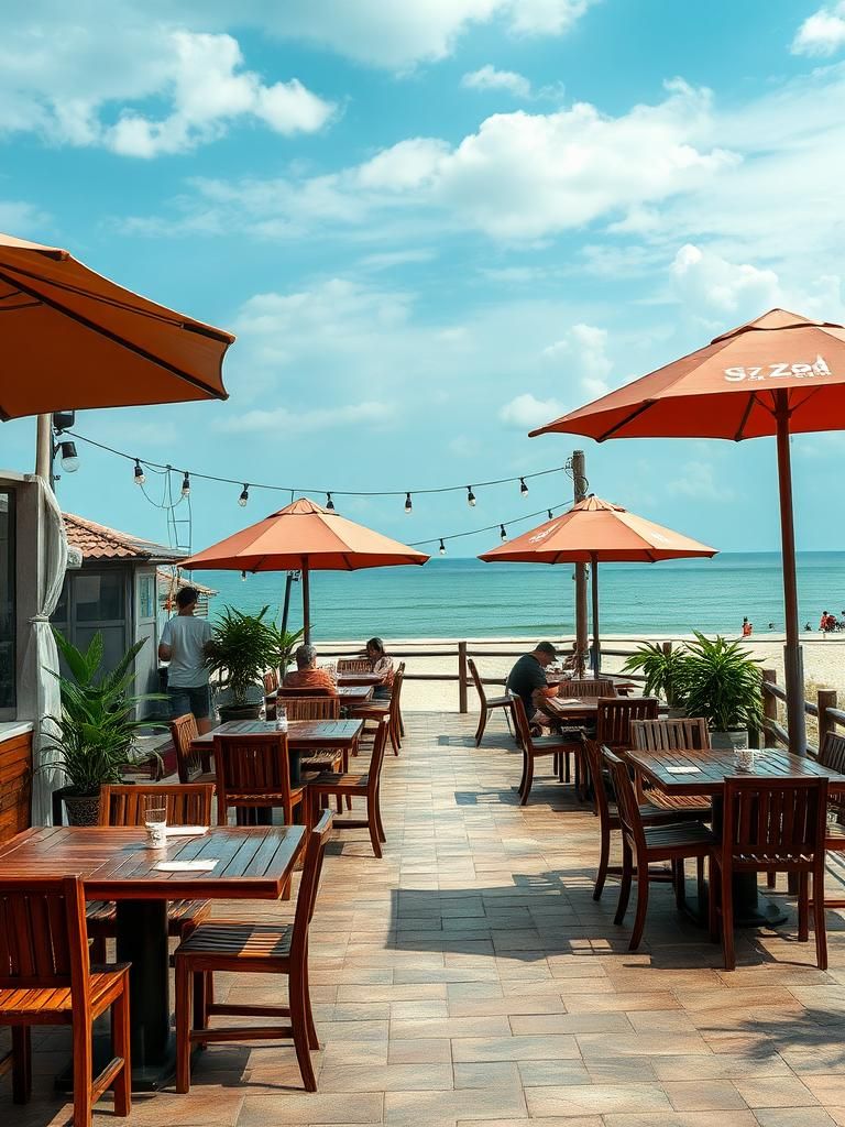 S.Z beach cafe by nazain nazfumi