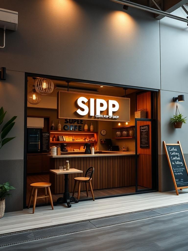 SIP Coffee Pop-Up Shop Melaka