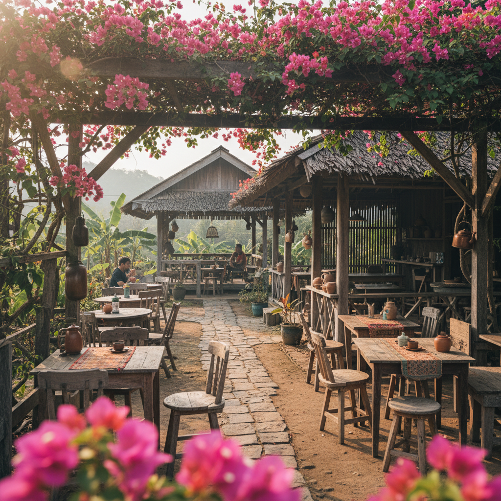 Teratak Bougainvillea - Ketenangan Bergaya