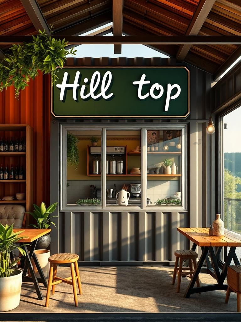 The Hilltop Container Cafe