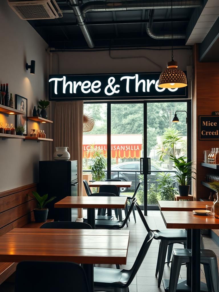 Three & Three Cafe 1 Three & Three Cafe