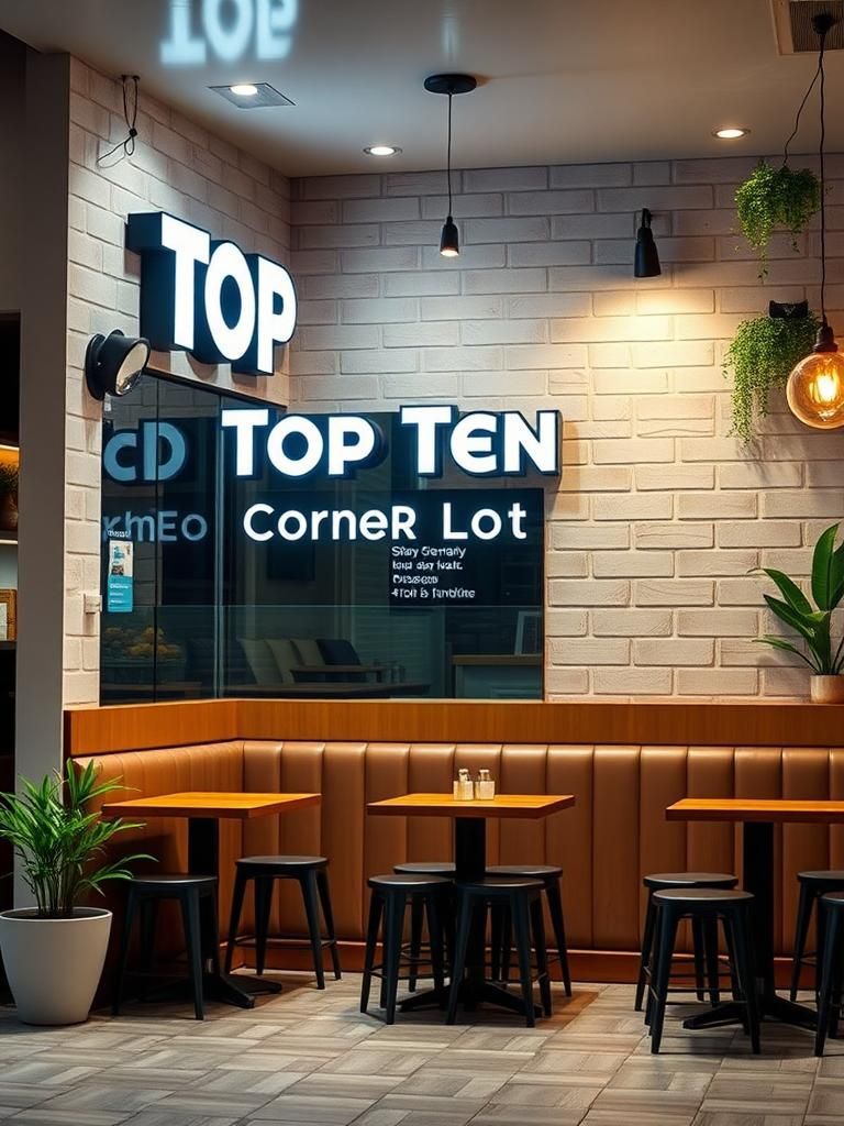 Top Ten Corner Lot Cafe 1 Top Ten Corner Lot Cafe