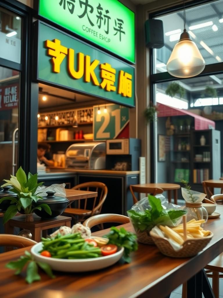 Vegetarian @ Yuk Lan Coffee Shop