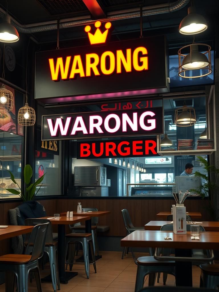 WARONG BURGER 1 WARONG BURGER