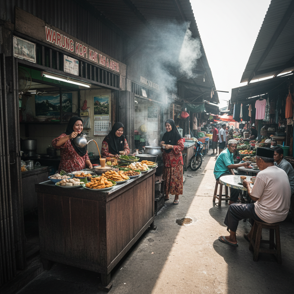 Warung Kopi Kakyah & Abeya Pasar Jabi