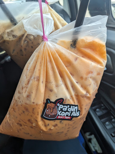 Pa'din Kopi Ais Ikat Tepi Merbau Kudung